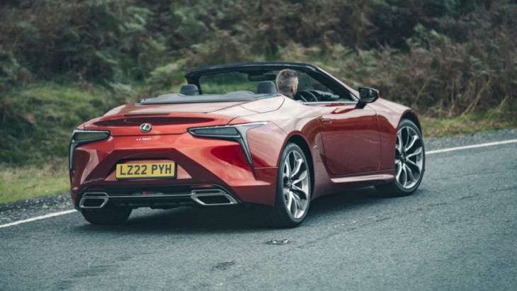 lexus lc500 convertible 2022 review – a glamorous alternative to a 911 cabriolet