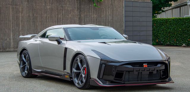 a rare nissan gt-r50 has come up for sale