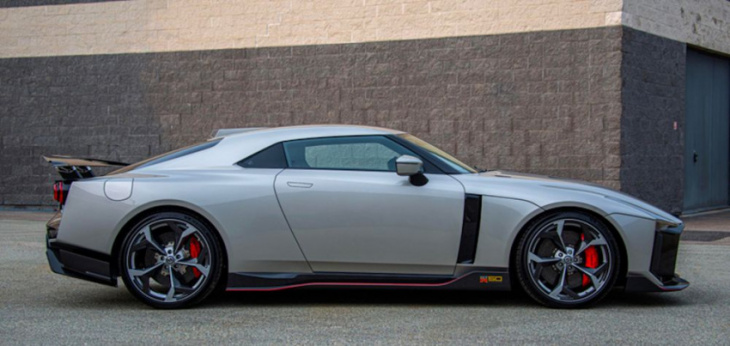 a rare nissan gt-r50 has come up for sale