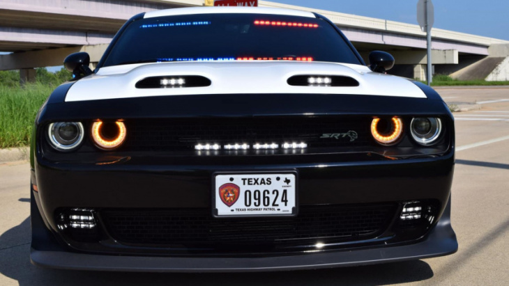 modified dodge hellcat police car will catch you