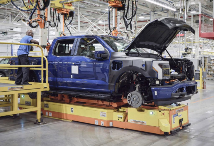ford raises price of f-150 electric truck as inflation bites