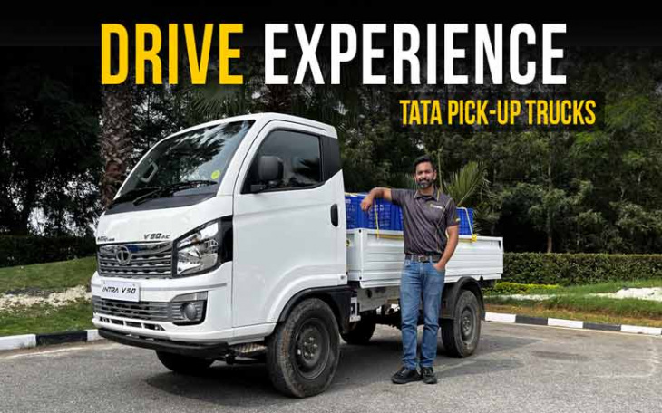 tata pick-up trucks drive experience | commercial vehicle vs cars experience | oct 2022