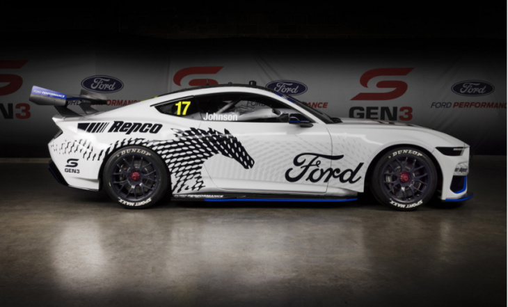 gen3 ford mustang gt racer revealed for supercars touring car series