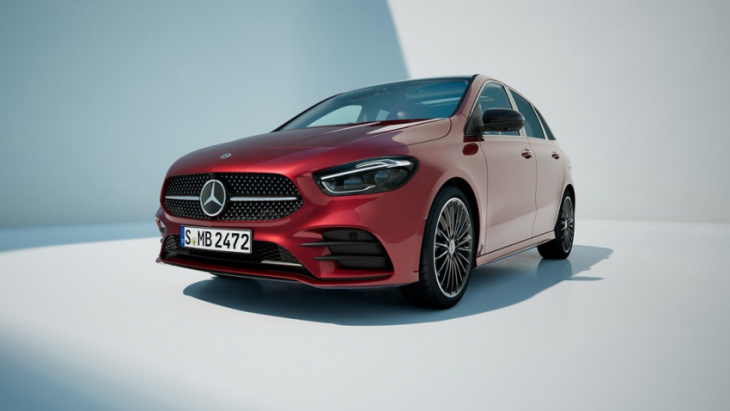 android, mercedes-benz b-class facelift - the lightest of updates