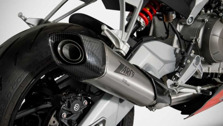zard has a shiny new full exhaust for the aprilia rs 660