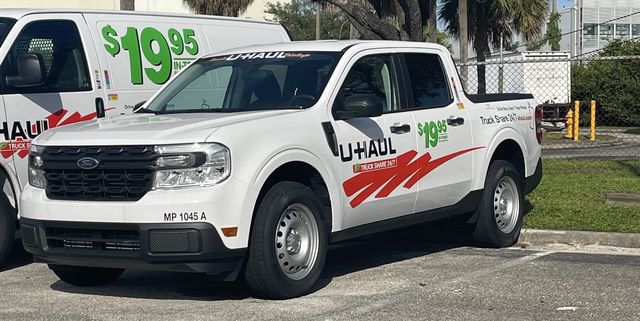 ford maverick rental trucks are showing up on u-haul lots