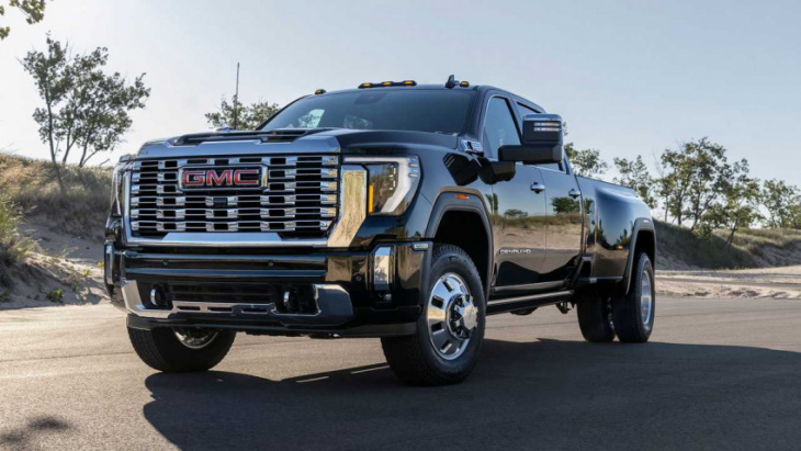 android, refreshed 2024 gmc sierra hd debuts with range-topping denali ultimate trim
