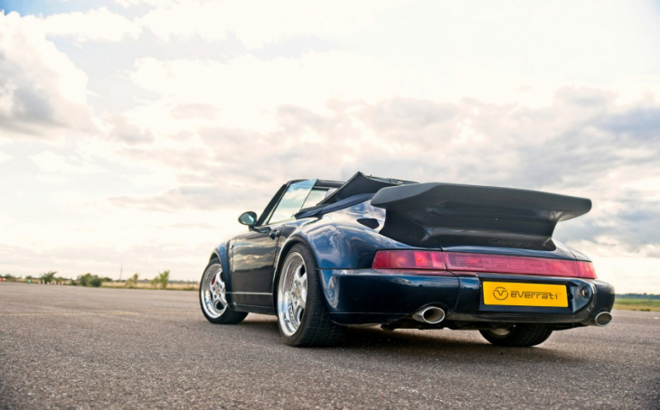 android, classic wide-bodied porsche 911 cabriolet gets the electric car treatment