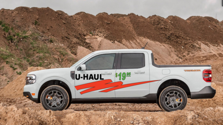waiting for a 2023 ford maverick? u-haul just beat you to it