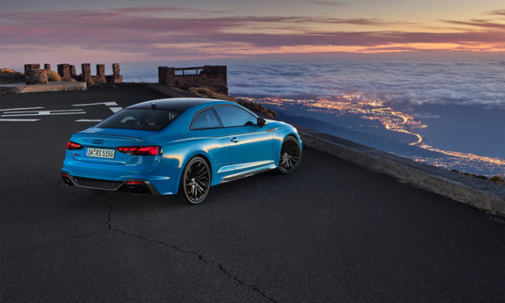 no four-cylinder audi rs models on the horizon, hybrid power instead