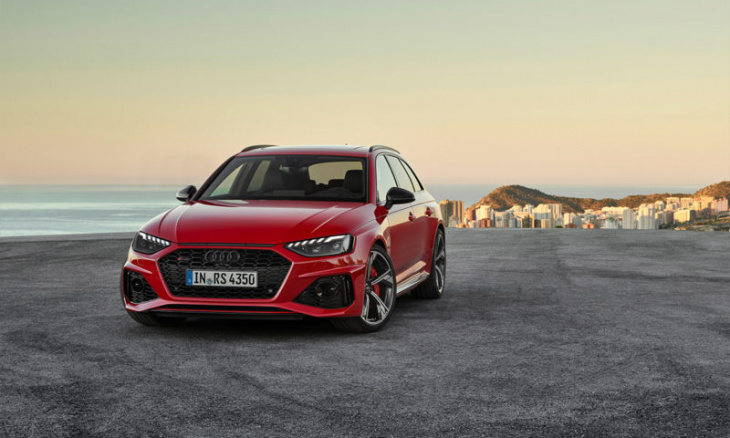 no four-cylinder audi rs models on the horizon, hybrid power instead
