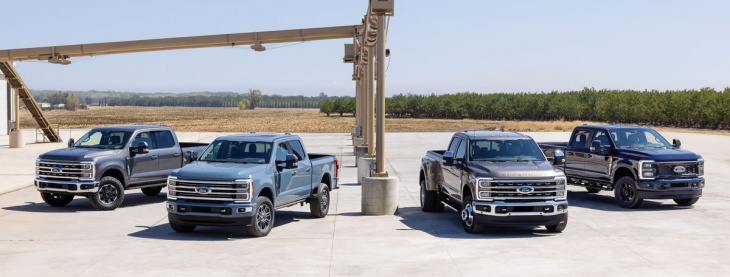 the 2023 ford super duty is a workhorse refined