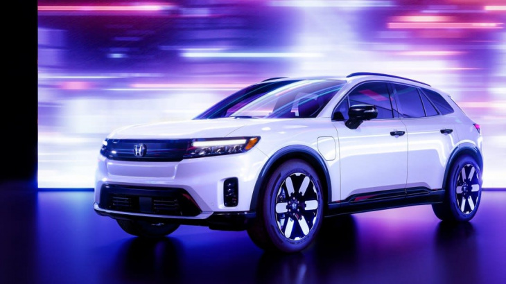 take a look at the honda prologue, its first all-electric suv — one of 2 brand-new evs developed with gm for the us market
