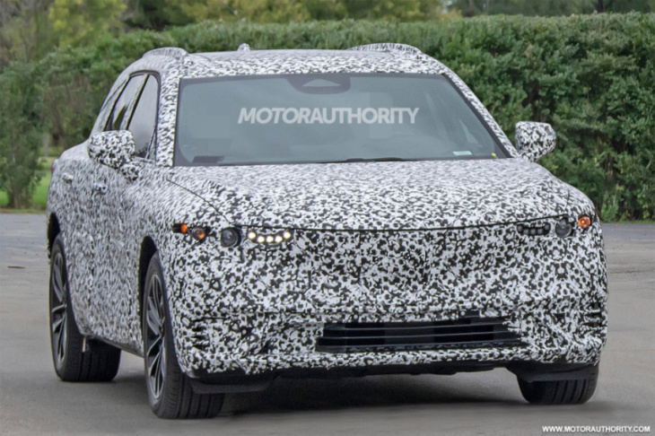 2024 acura zdx spy shots: gm ultium-based electric suv coming soon