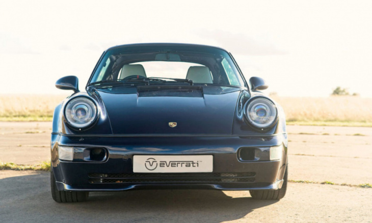 964-generation porsche 911 cabriolet electrified by everrati for silent top-down thrills