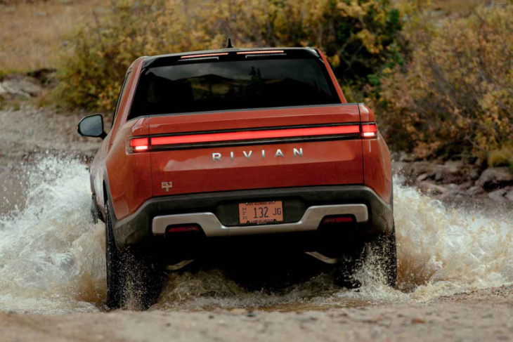 how to, here’s how to drive through 3 feet of water in the rivian electric truck