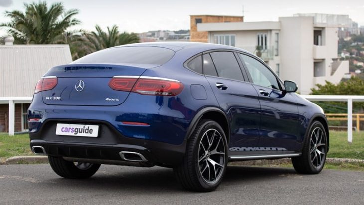 beauty-school dropout no more! 2024 mercedes-benz glc coupe set to graduate into a speedy and saucy-looking suv coupe