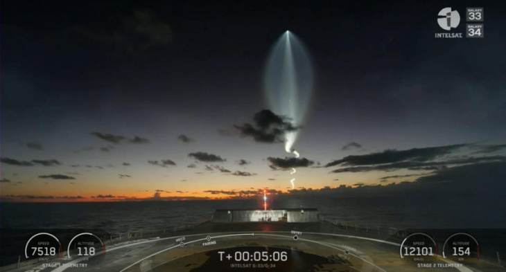 spacex drone ship captures falcon 9 ‘jellyfish’ from a new angle