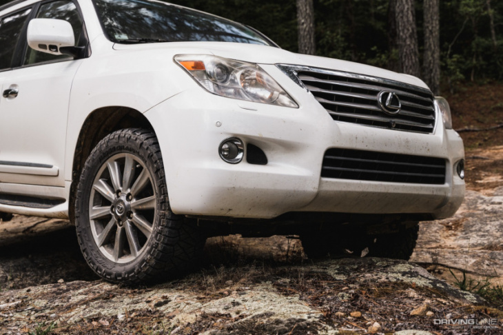 nitto ridge grappler 1,000 mile review: unlocking the off-road capabilities of the lexus lx570