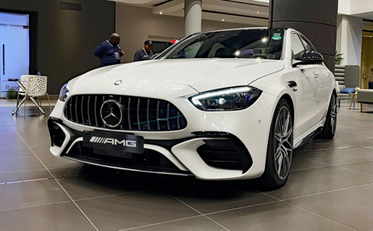 sneak preview of the new mercedes-amg c63 in south africa