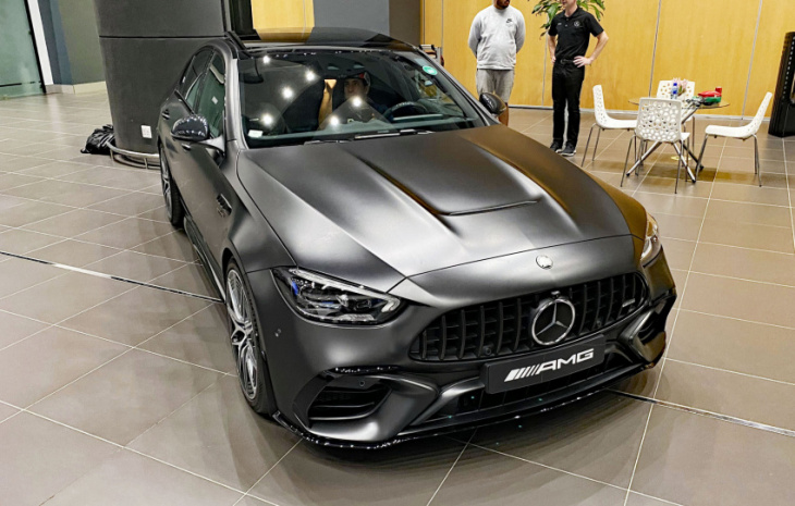 sneak preview of the new mercedes-amg c63 in south africa