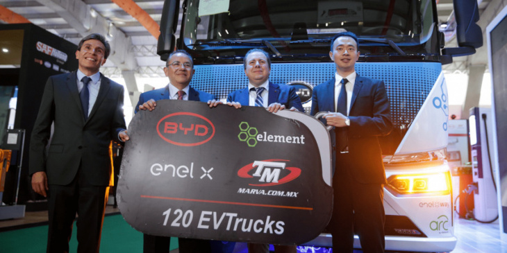 byd sells 120 electric semitrailers to marva in mexico