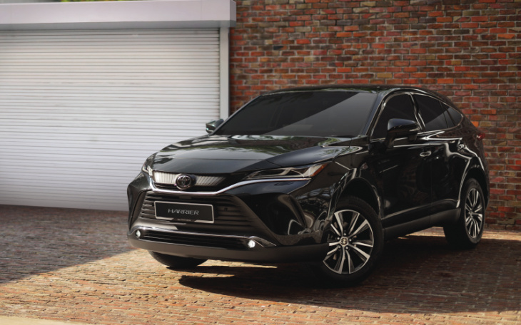 improved toyota harrier introduced from rm274,000