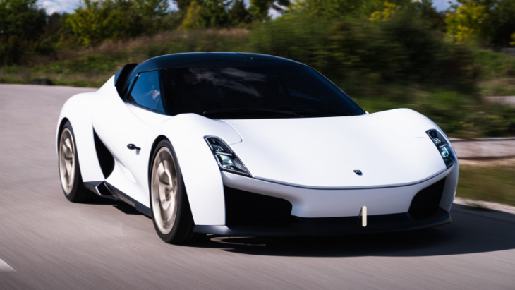 apollo has revealed an electric supercar prototype