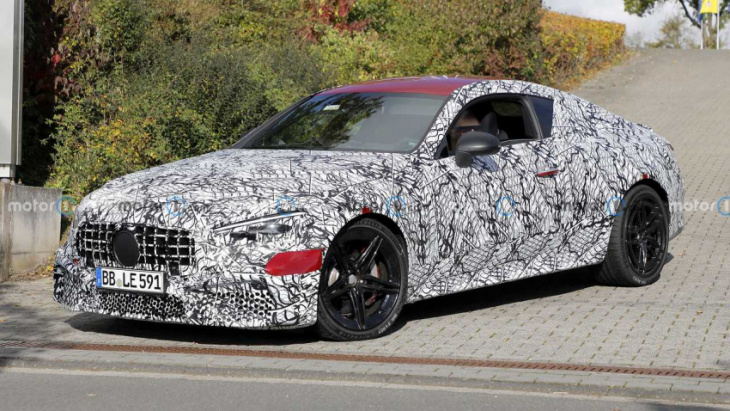 mercedes-amg cle 63 coupe spied for the first time