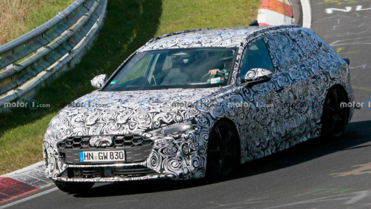 2024 audi a4 avant spied lapping the nurburgring