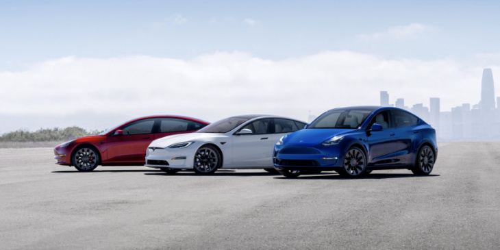 tesla slips, but still owns two-thirds of the us ev market