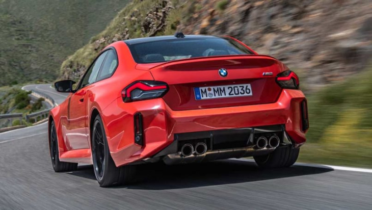 android, more power, more gear and a higher price! 2023 bmw m2 coupe gets m4 powertrain tech and keeps rear-drive thrills
