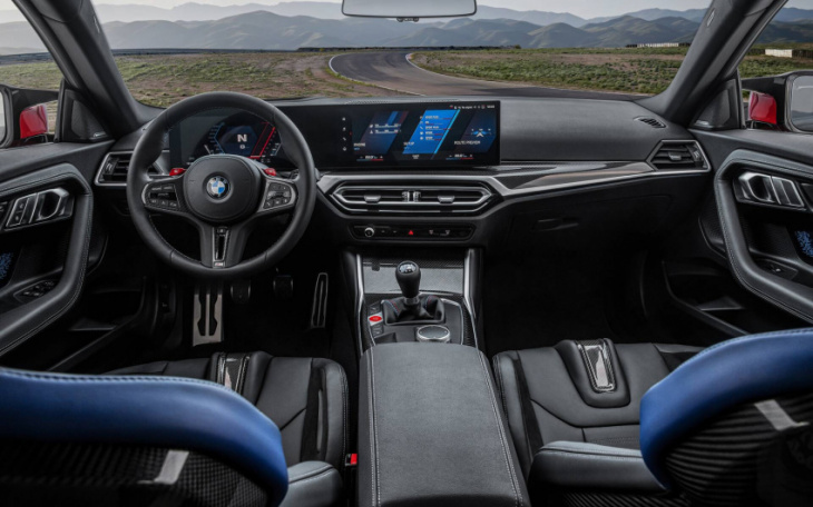 2023 bmw m2 cranked to 453 horsepower, retains 6-speed manual