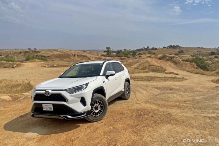 cuv playground: exploring an off-road park with the toyota rav4 prime