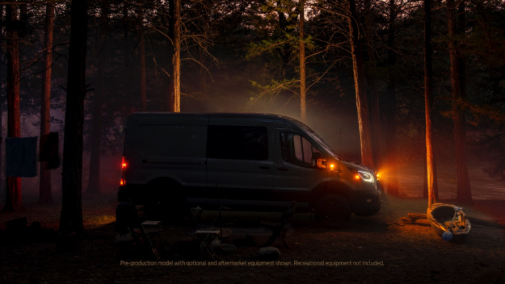 2023 ford transit trail teased, aimed at van life adventurers