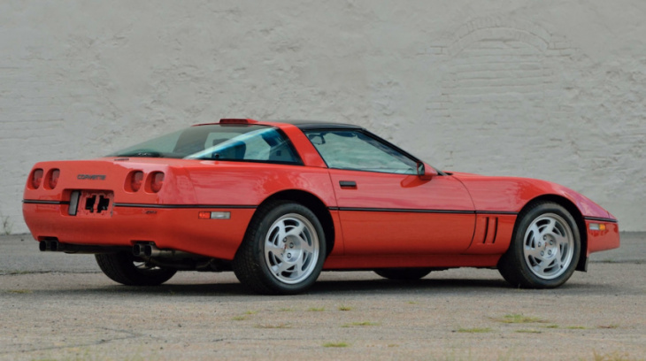 unique collection of 15 red c4 corvettes is headed to auction