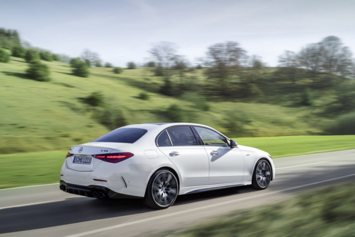 preview: merc-amg c43 is good-looking, it's fast, but it's also muted.