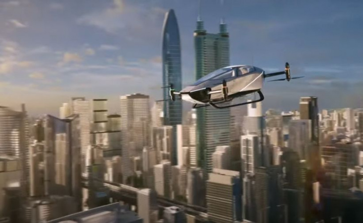xpeng’s flying car hits the skies for the first time in dubai