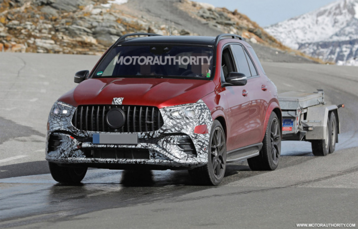 2024 mercedes-benz amg gle 53 spy shots: mid-cycle update coming soon