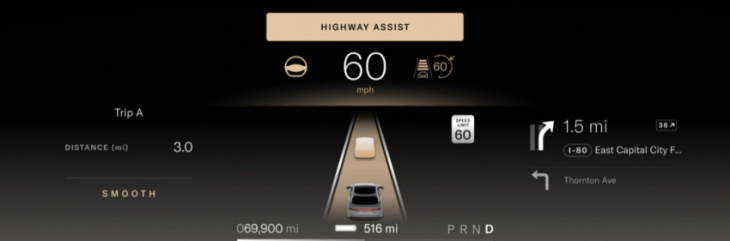 lucid software update adds more functionality, including highway assist