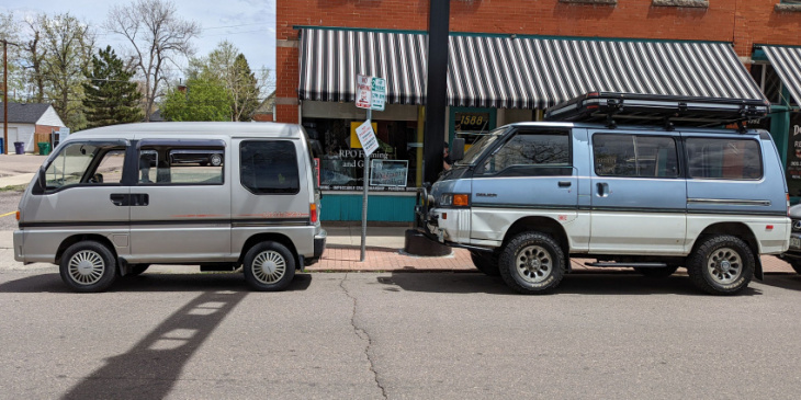 1989 mitsubishi delica exceed 4wd diesel is down on the street