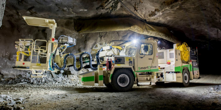 miners are cutting co2 emissions in half by switching to electric vehicles for extracting critical minerals