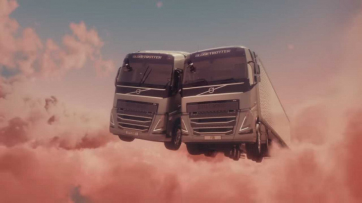 volvo highlights semi-truck tech in the weirdest love story ever