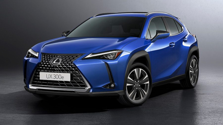 lexus unveils updated ux 300e with boosted battery pack