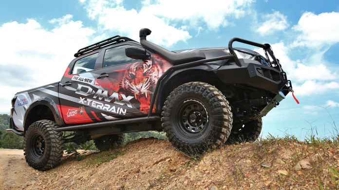getting down and dirty: isuzu d-max x-terrain named official media car in upcoming borneo safari