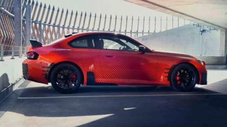 2023 bmw m2 with m performance parts is loud and proud