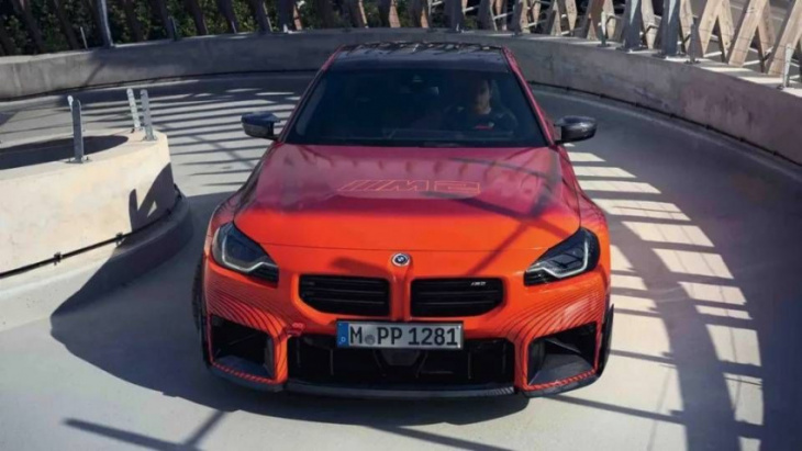2023 bmw m2 with m performance parts is loud and proud