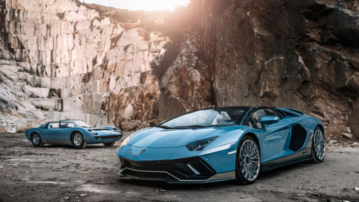 the last ever aventador is a tribute to this one-off miura roadster