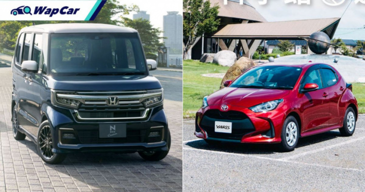 honda n-box is japan's best-selling car for 1h 2022, followed by toyota yaris