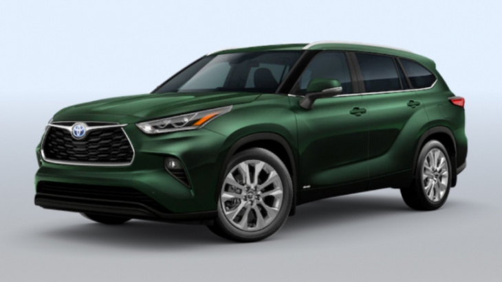 2023 toyota highlander color options: view the beautiful hues